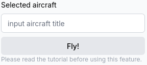 fly button screenshot