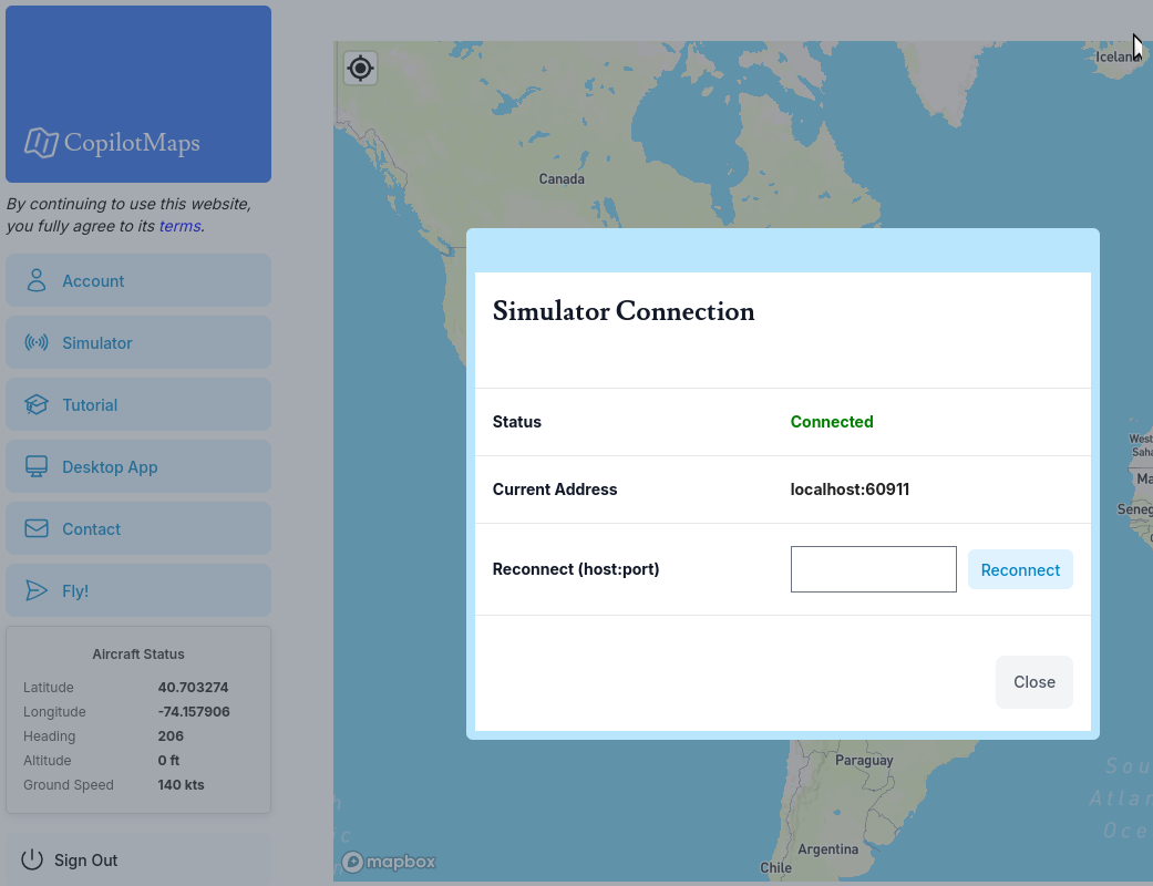 web platform screenshot